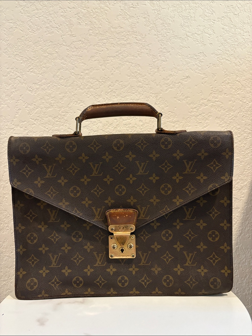 Louis Vuitton LV Business Bag Serviette Conseiller Brown Monogram